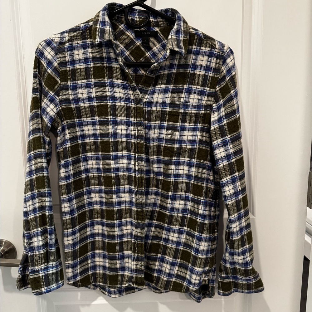 J. Crew Plaid Shirt Flannel Shirt
